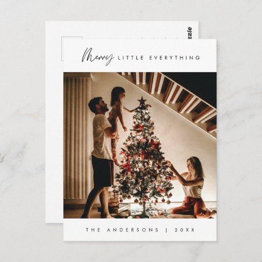 Frohe Kleinigkeiten, Weihnachten, Foto Postkarte (Vorne/Hinten)