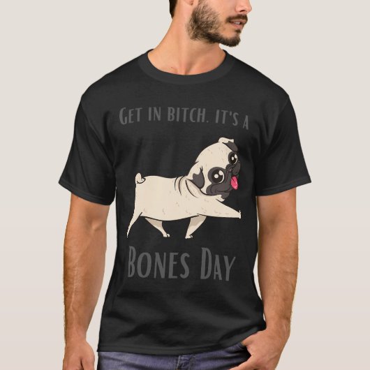 Frohe Knochen Tag T-Shirt (Vorderseite)