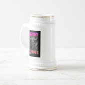 Frohe Krampus Bierglas (Vorderseite Links)