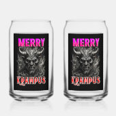 Frohe Krampus Dosenglas (Vorderseite)