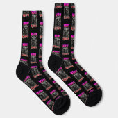 Frohe Krampus Socken (Rechts)