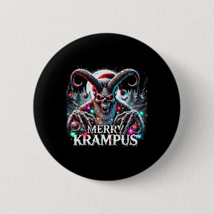 Frohe Krampus Weihnachten Krampus Kommt In Die Sta Button