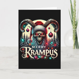 Frohe Krampus Weihnachten Krampus Kommt In Die Sta Karte