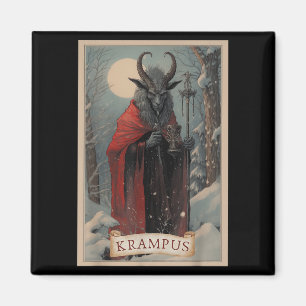Frohe Krampus Weihnachten Xmas Horror Hässlicher P Magnet