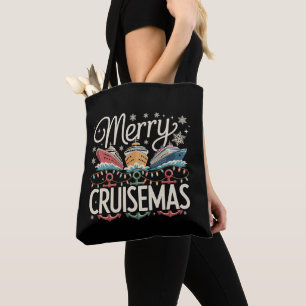 Frohe Kreuzemas Kreuzfahrt Familien Xmas Urlaub Tasche