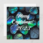 Frohe Kristallmas! 2023 Blue Labradorit Gemstone (Vorne/Hinten)
