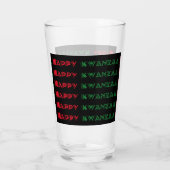 Frohe Kwanzaa-Grüße 2 Glas (Rückseite)
