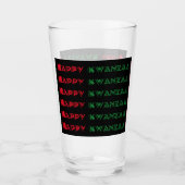 Frohe Kwanzaa-Grüße 2 Glas (Vorderseite)