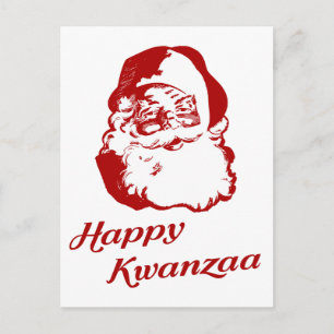 Frohe Kwanzaa Weihnachten Santa Claus