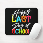 Frohe letzter Schultag Kinder Lehrer Schüler Mousepad (Mit Mouse)