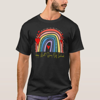 Frohe Letzter Schultag Lehrer Schüler Abschluss T-Shirt