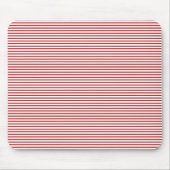 Frohe leuchtend rote Gingham-Mauspad Mousepad (Vorne)