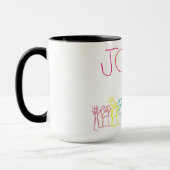 Frohe Leute-Tasse Tasse (Links)
