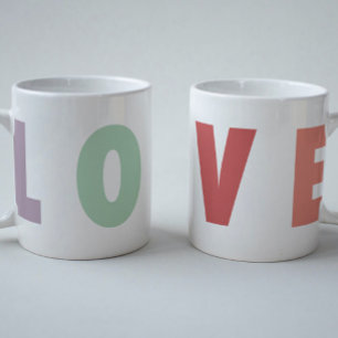 FROHE LIEBE FREUDE FARBENFROHE WEIHNACHTEN KAFFEETASSE