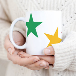 FROHE LIEBE FREUDE FARBENFROHE WEIHNACHTEN KAFFEETASSE