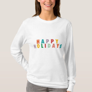 FROHE LIEBE FREUDE FARBENFROHE WEIHNACHTEN T-Shirt
