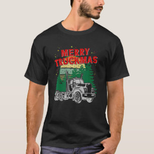 Frohe LKW-Weihnachten Weihnachts-LKW-Fahrer T-Shirt