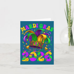 Frohe Mardi Gras Karneval Mardi Gras 2026 Narr M Karte