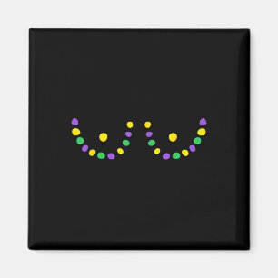 Frohe Mardi Gras Lustig Magnet