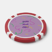 Frohe Marti Gras Poker Chip (Einzeln)