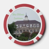 Frohe Marti Gras Poker Chip (Rückseite)
