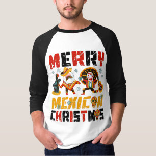 Frohe mexikanische Weihnachten New Mexico Santa Pa T-Shirt