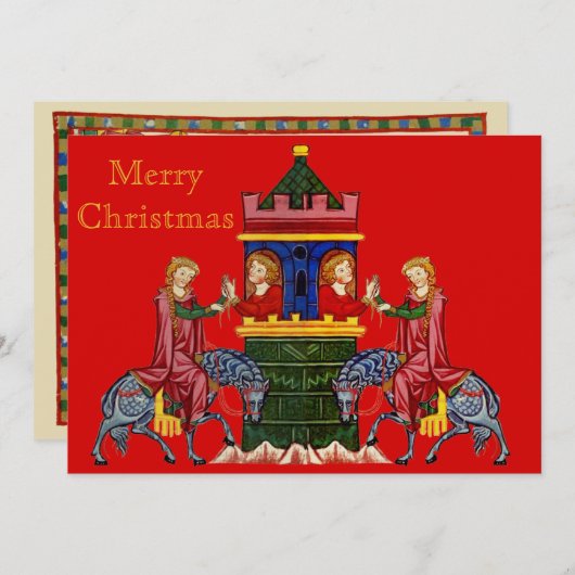 Frohe mittelalterliche Weihnachten (Vorne/Hinten)