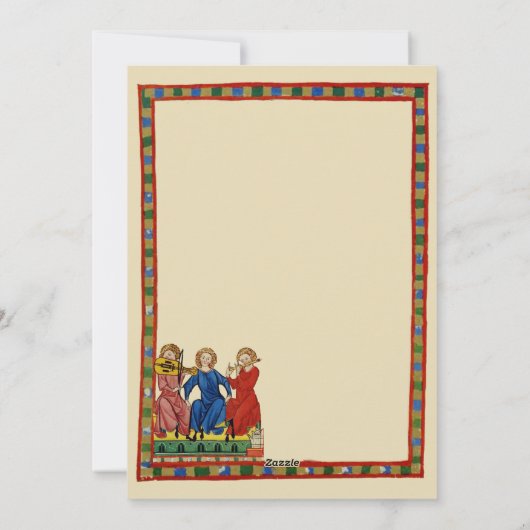 Frohe mittelalterliche Weihnachten (Rückseite)