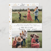 Frohe moderne Kalligraphie Weihnachten 3 (Vorne/Hinten)