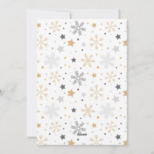 Frohe moderne Kalligraphie Weihnachten 3 (Rückseite)