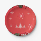 Frohe Moments Weihnachtszeitung Teller (Vorderseite)