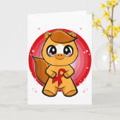 Frohe Murmeltiertag  Karte (Gelbe Blume)