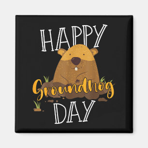 Frohe Murmeltiertag Murmeltiertag Magnet