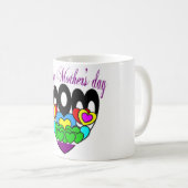 Frohe Mutter für meine Mutter Kaffeetasse (VorderseiteRechts)