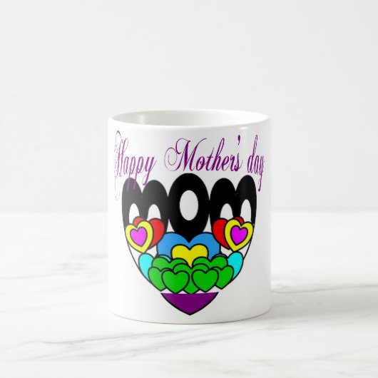 Frohe Mutter für meine Mutter Kaffeetasse (Mittel)