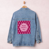 Frohe Mutter Tag Denim Jacket (Magenta & Pink) Jeansjacke (Hangar)