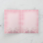 Frohe Mutter Tag dunkelrosa Hydrangeas Karte (Innenseite)