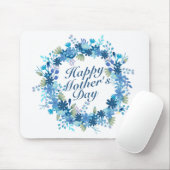 Frohe Mutter Tag Winter Blumenkraut Mousepad (Mit Mouse)