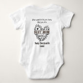 Frohe Muttertag Baby Strampler (Rückseite)