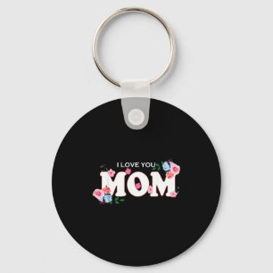 Frohe Muttertag Damen ich liebe dich Mama Schlüsselanhänger