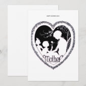 Frohe Muttertag-Grußkarte Feiertagskarte (Vorne/Hinten)