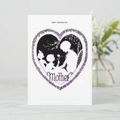 Frohe Muttertag-Grußkarte Feiertagskarte (Stehend Vorderseite)