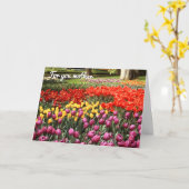 Frohe Muttertag Grußkarte gefaltet Karte (Gelbe Blume)