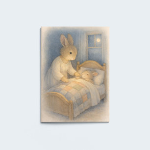 Frohe Muttertag – Hase zugedeckt Karte