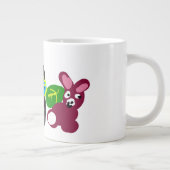 Frohe Muttertag Hasen und Kaninchen Jumbo-Tasse (Rechts)
