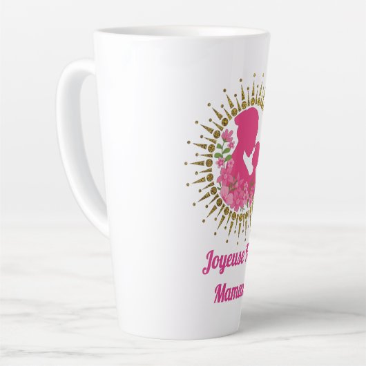 Frohe Muttertag Milchtasse (Linke Ecke)