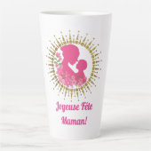Frohe Muttertag Milchtasse (Vorderseite)