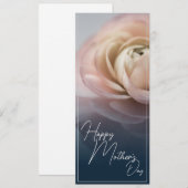 Frohe Muttertag mit großer rosa Rose (Vorne/Hinten)