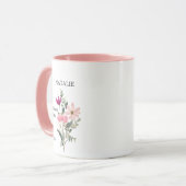 Frohe Muttertag Name, Jahr mit Foto Tasse (Vorderseite Links)