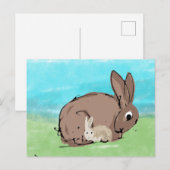 Frohe Muttertag Postkarte (Vorne/Hinten)